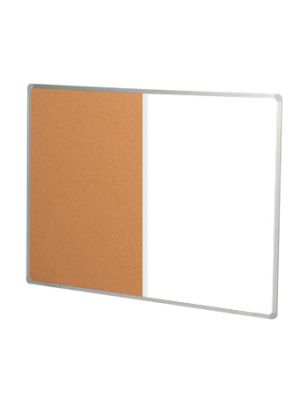 Combination Whiteboard Corkboard Wallmounted