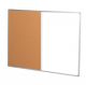 Combination Whiteboard Corkboard Wallmounted