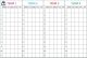 4 Term Mon-Friday Lines & Letters Black (4 Column of Numbers) Term Headings Coloured