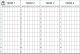 4 Term Mon-Sunday Lines & Letters Black (4 Column of Numbers) Term Headings Black