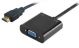 Shintaro HDMI to VGA Adapter with 3.5mm Audio